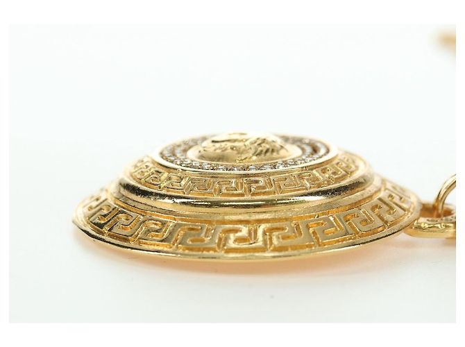 Collana Gianni Versace in metallo dorato Auth BA12056V - vista 10
