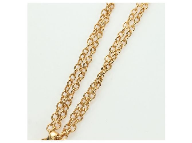 Collana Gianni Versace in metallo dorato Auth BA12056V - vista 4