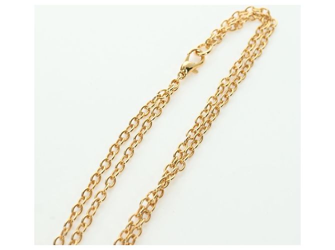 Collana Gianni Versace in metallo dorato Auth BA12056V - vista 5