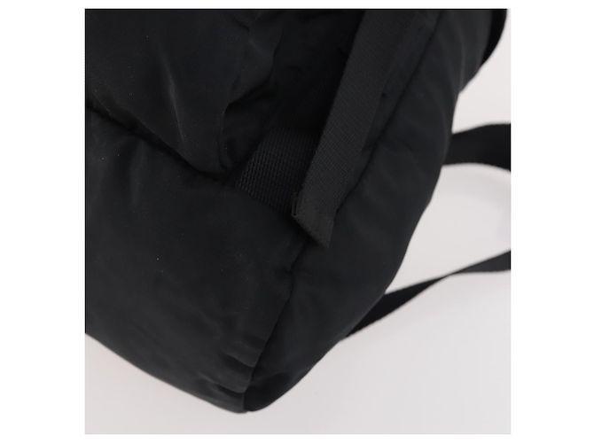 PRADA Backpack Nylon Black Silver Auth bs34260 Silvery - view 16