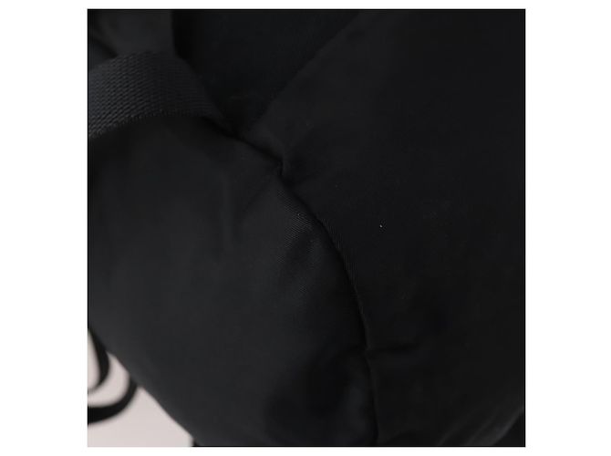 PRADA Backpack Nylon Black Silver Auth bs34260 Silvery - view 19