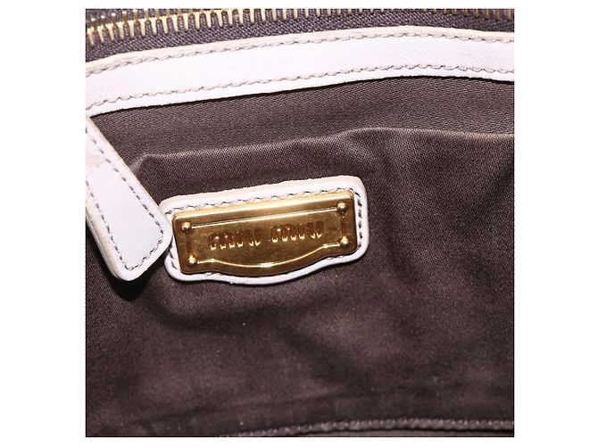 Borsa Miu Miu Matelassé in pelle 2 in 1 viola oro Auth YKZ1155 D'oro Porpora - vista 20