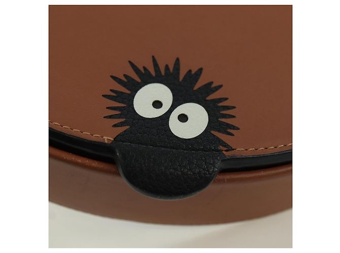 LOEWE - Borsa Il Mio Vicino Totoro Studio Ghibli Makkuro Kurosuke Auth YKZ1314SM Marrone - vista 19