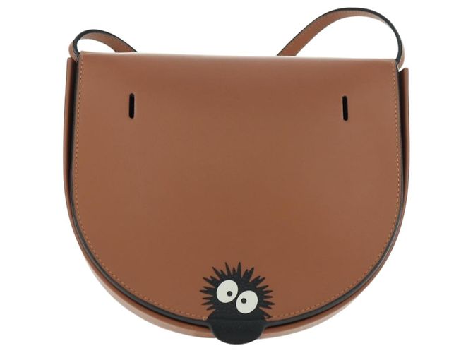 LOEWE - Borsa Il Mio Vicino Totoro Studio Ghibli Makkuro Kurosuke Auth YKZ1314SM Marrone - vista 2