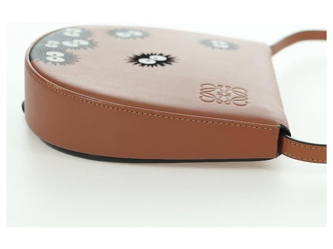 LOEWE - Borsa Il Mio Vicino Totoro Studio Ghibli Makkuro Kurosuke Auth YKZ1314SM Marrone - vista 4