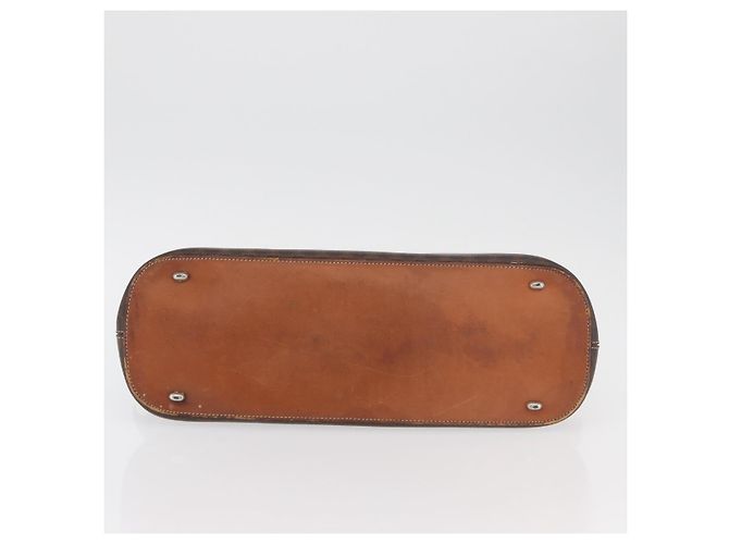 Céline Borsa a mano in tela Macadam CELINE in pelle PVC marrone oro Auth ti3854 D'oro - vista 5
