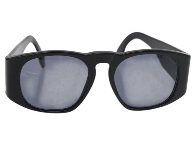 Gafas de sol CHANEL de plástico Negro CC Auth ka3896A - vista 13