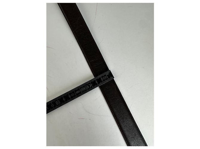 Vintage Gucci GG Ledergürtel braun - Ansicht 7