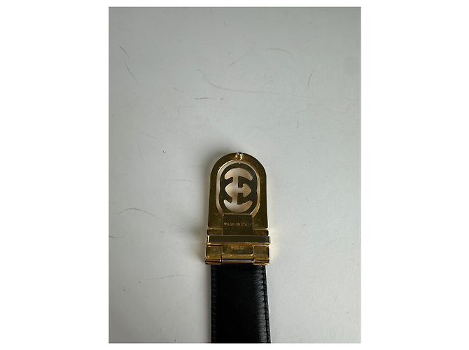 Vintage Gucci GG Ledergürtel braun - Ansicht 8