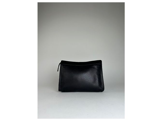 Clutch in pelle vintage Givenchy nera Nero - vista 2