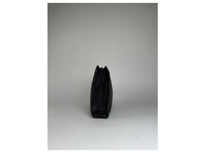 Clutch in pelle vintage Givenchy nera Nero - vista 3