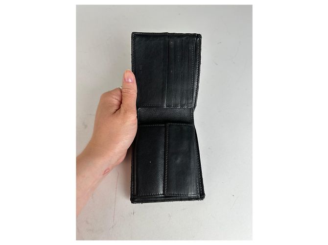 Vintage Dior Oblique Monogram Canvas Bifold Wallet Black - view 3