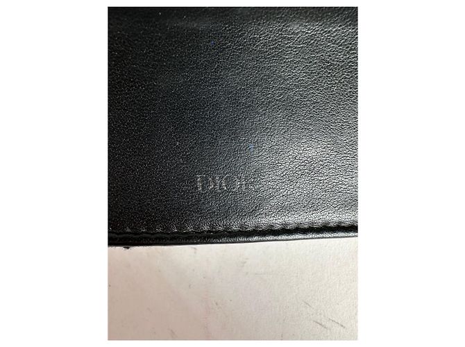 Vintage Dior Oblique Monogram Canvas Bifold Wallet Black - view 4