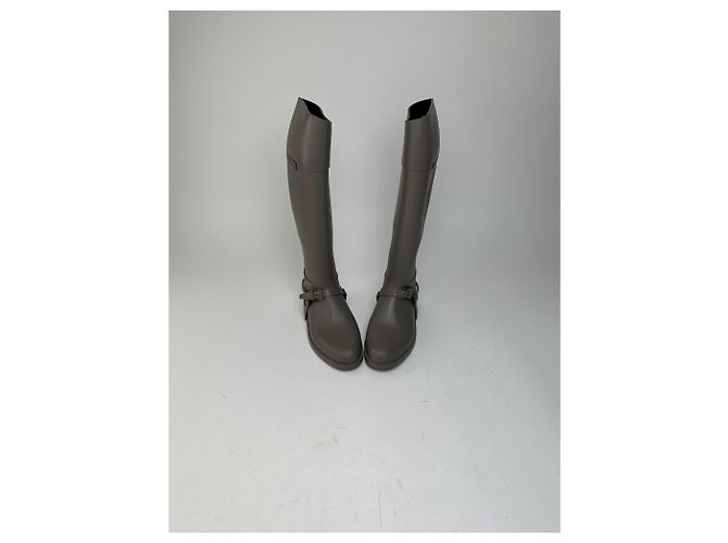 Botas de montar de goma vintage Givenchy Taupe EU37 Gris - vista 2