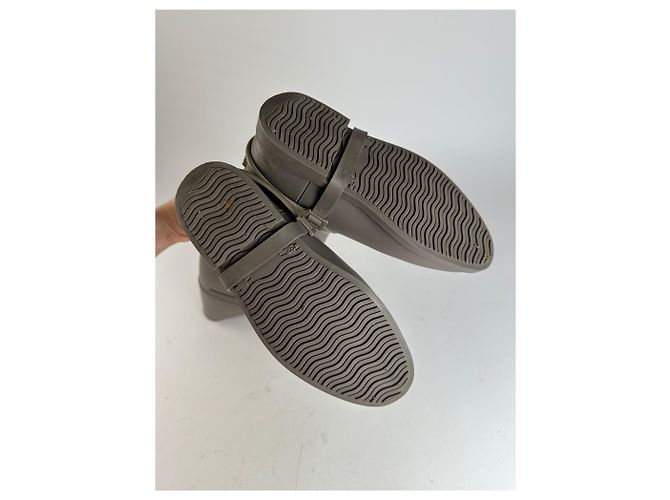 Botas de montar de goma vintage Givenchy Taupe EU37 Gris - vista 9