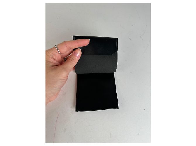 Céline Celine Leather Flat Pouch Black - view 3