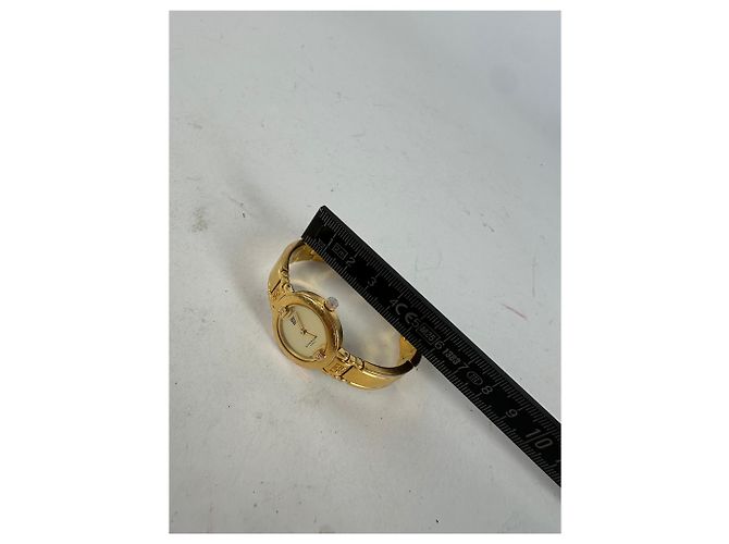 Orologio al Quarzo Placcato Oro Vintage Givenchy 4G D'oro - vista 2