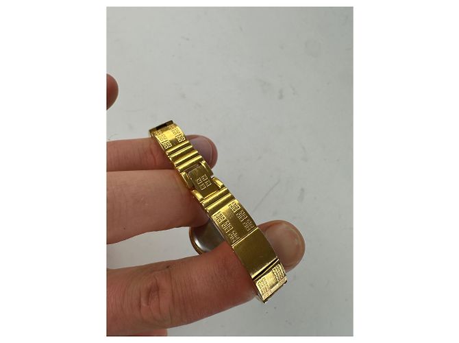 Orologio al Quarzo Placcato Oro Vintage Givenchy 4G D'oro - vista 5