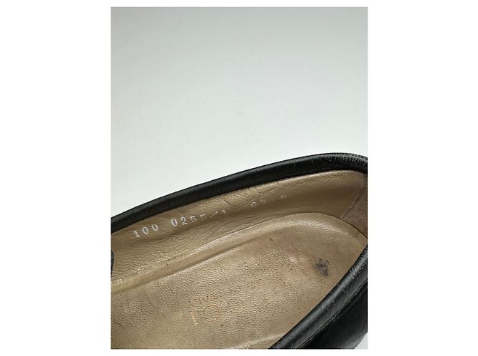 Vintage Gucci Wildleder Slipper mit Pferdebit schwarz - Ansicht 5
