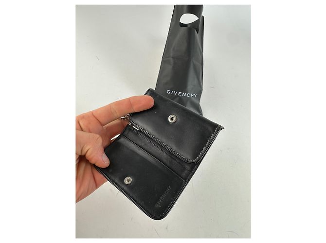 Vintage Givenchy 4G Leder-Schlüsselhalter Schwarz - Ansicht 3