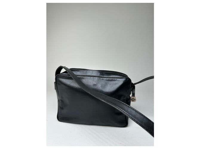 Vintage Givenchy 4G Glattleder Umhängetasche Schwarz - Ansicht 13
