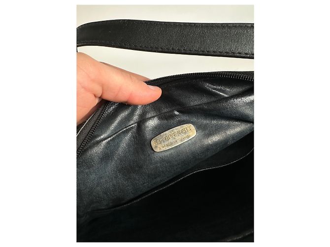 Vintage Givenchy 4G Glattleder Umhängetasche Schwarz - Ansicht 5