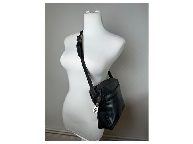 Vintage Givenchy 4G Glattleder Umhängetasche Schwarz - Ansicht 6