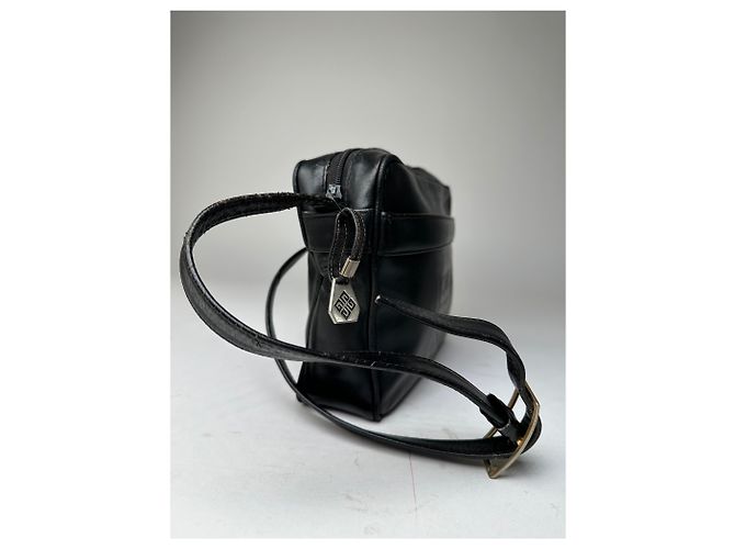 Vintage Givenchy 4G Glattleder Umhängetasche Schwarz - Ansicht 7