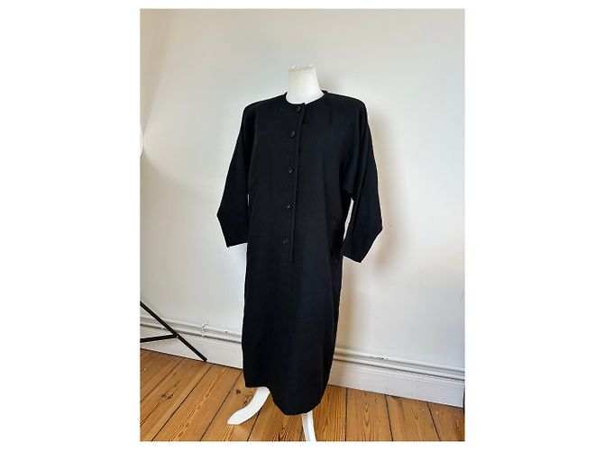 Vintage Givenchy Wollkleid Schwarz M - Ansicht 11