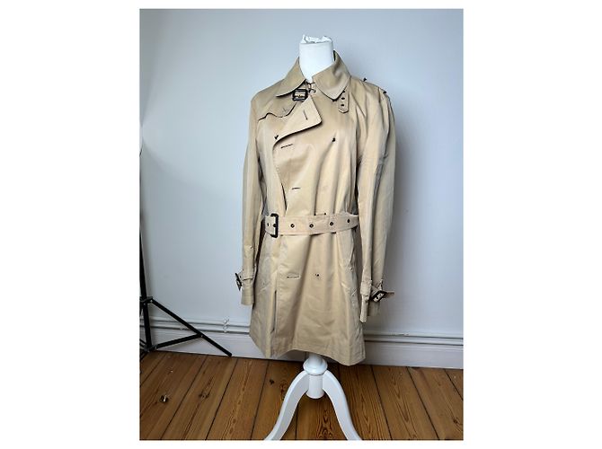Vintage Burberry Trenchcoat Beige M - Ansicht 10