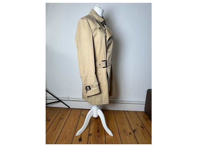 Vintage Burberry Trenchcoat Beige M - Ansicht 2