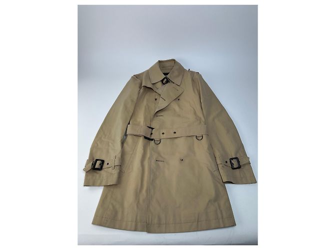 Vintage Burberry Trenchcoat Beige M - Ansicht 4