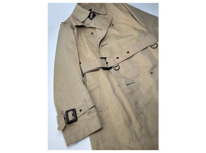 Vintage Burberry Trenchcoat Beige M - Ansicht 5
