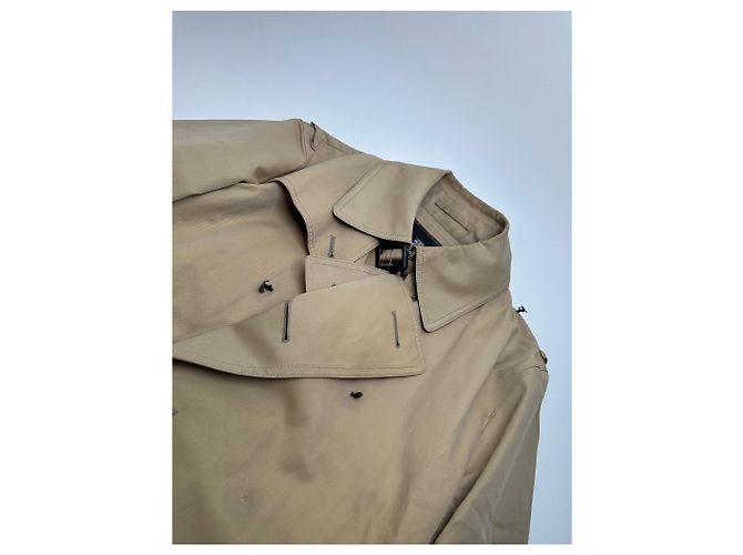 Vintage Burberry Trenchcoat Beige M - Ansicht 6