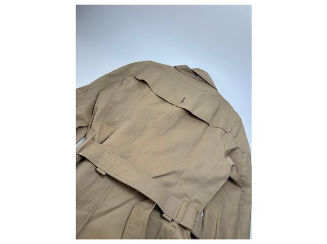 Vintage Burberry Trenchcoat Beige M - Ansicht 8