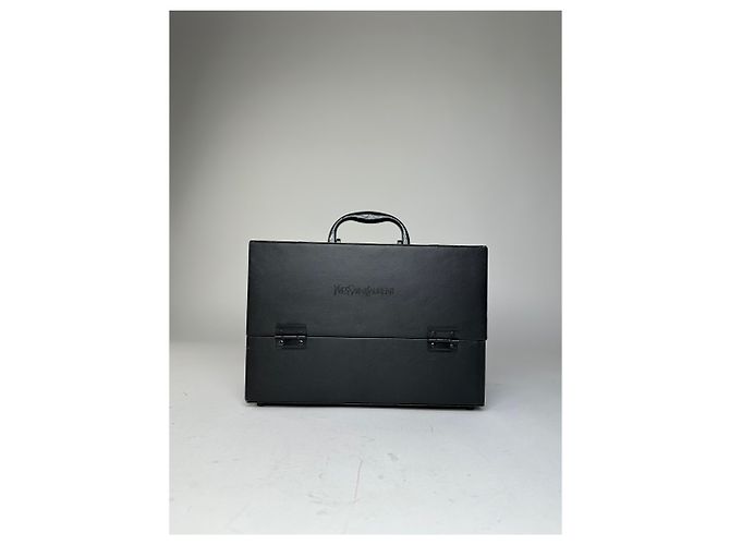 Beauty Case Vintage Yves Saint Laurent Beauté Nera Nero - vista 12
