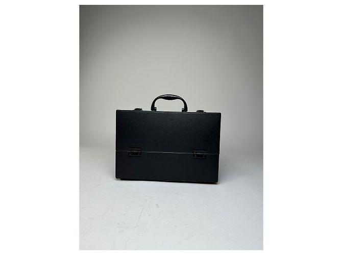 Beauty Case Vintage Yves Saint Laurent Beauté Nera Nero - vista 2