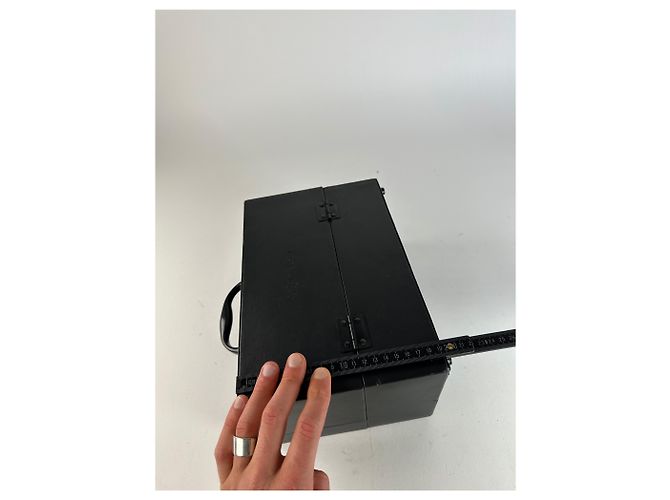 Beauty Case Vintage Yves Saint Laurent Beauté Nera Nero - vista 9