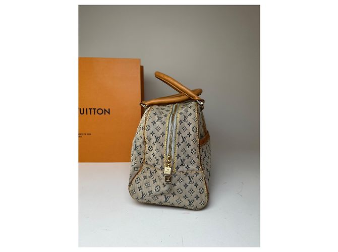 Vintage Louis Vuitton Monogram Mini Lin Canvas Handtasche Beige Braun - Ansicht 8