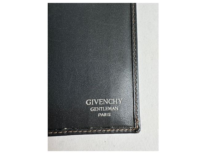 Vintage Givenchy 4G Leather Long Bifold Wallet Black - view 4