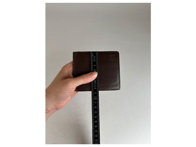 Vintage Givenchy Bifold Leather Bifold Wallet Dark Brown - view 10