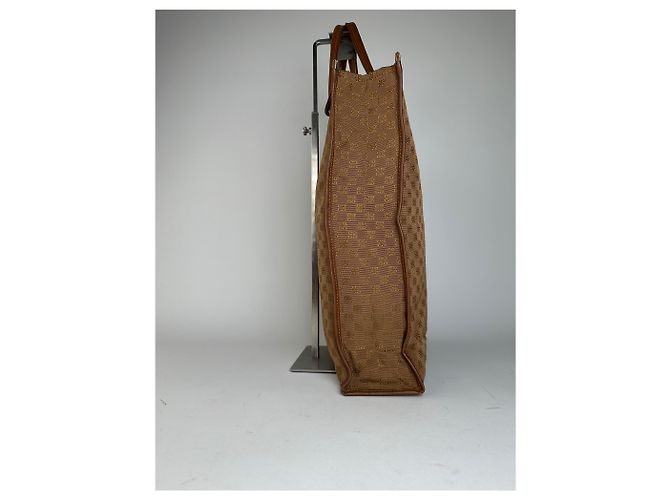 Vintage Givenchy 4G Monogramm Canvas Leder Tote Bag Braun - Ansicht 3
