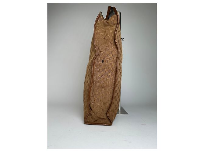 Vintage Givenchy 4G Monogramm Canvas Leder Tote Bag Braun - Ansicht 5
