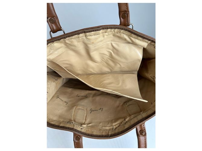 Vintage Givenchy 4G Monogramm Canvas Leder Tote Bag Braun - Ansicht 7