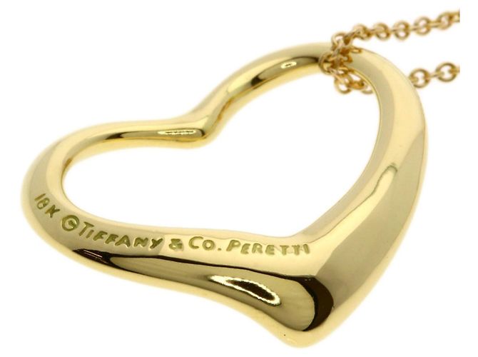 Collana Open Heart in oro giallo 18K di Tiffany & Co. - vista 3