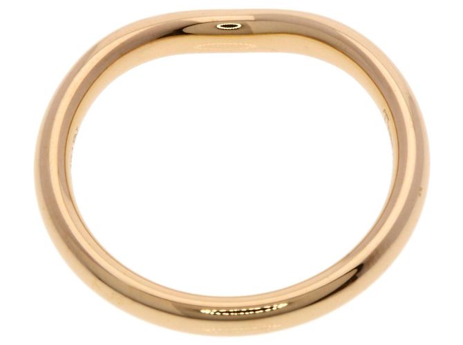 Anello a banda curva in oro rosa 18K con 3 diamanti Tiffany & Co. - vista 4