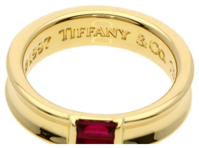 Anello impilabile in rubino in oro giallo 18K Tiffany & Co. - vista 5