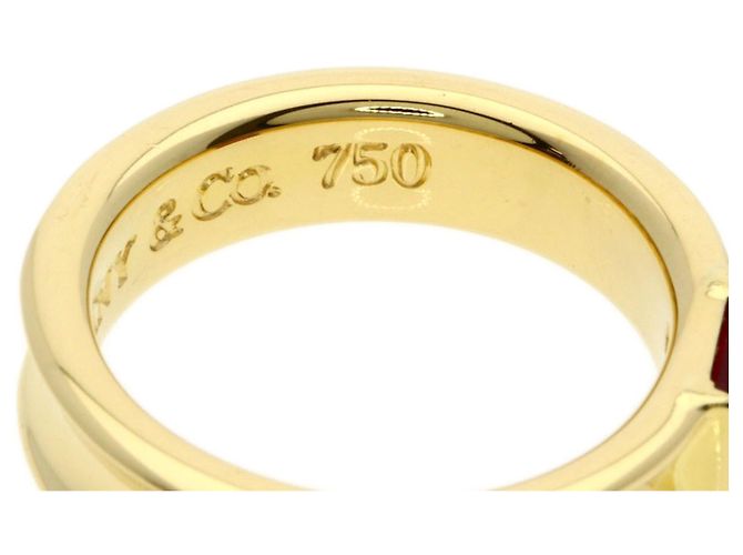 Anello impilabile in rubino in oro giallo 18K Tiffany & Co. - vista 6