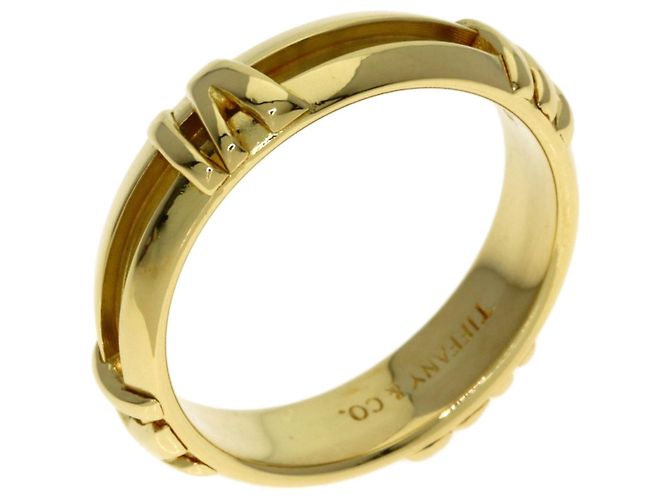 Anello Numerico Atlas di Tiffany & Co. in Oro Giallo 18K - vista 2