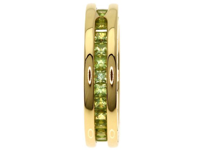 Bulgari Anello B.zero1 Peridot in oro giallo 18K Bvlgari - vista 3